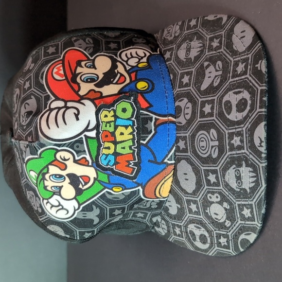 2021 Super Mario brother Nintendo Multi-colored Men's Snapback Hat . - Picture 2 of 7